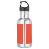 Farbige Giraffe Edelstahlflasche (Rückseite)