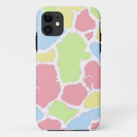 Farbige Giraffe-Fur-Muster Case-Mate iPhone Hülle (Rückseite)