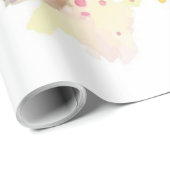 Farbige Giraffe | Perfektes Geschenk Geschenkpapier (Rolleneckpunkt)