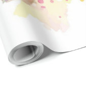 Farbige Giraffe | Perfektes Geschenk Geschenkpapier (Rolleneckpunkt)