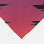 Farbige Gitarre Fleecedecke (Ecke)