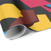 Farbige Gitarre Geschenkpapier (Rolleneckpunkt)