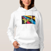 Farbige Gitarre Hoodie (Vorderseite)