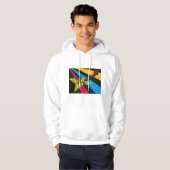 Farbige Gitarre Hoodie (Vorne ganz)