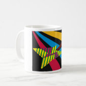 Farbige Gitarre Kaffeetasse (Vorderseite Links)