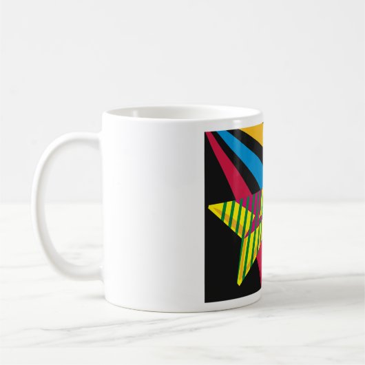 Farbige Gitarre Kaffeetasse (Links)