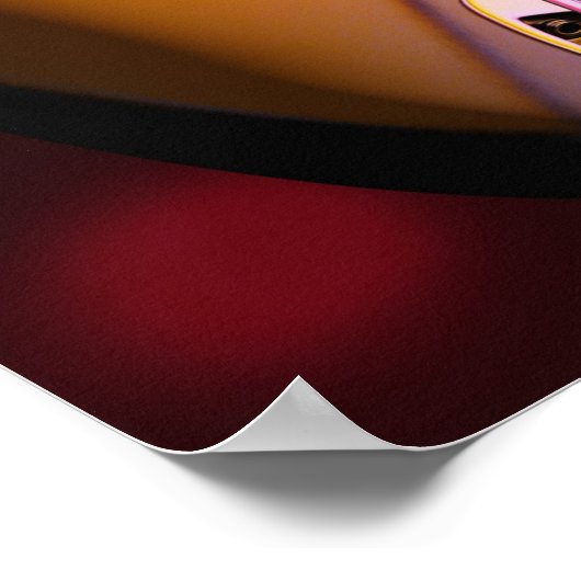 Farbige Gitarre Poster (Ecke)