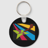 Farbige Gitarre Schlüsselanhänger (Rückseite)