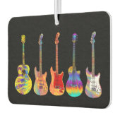 Farbige Gitarren Autolufterfrischer (Links)