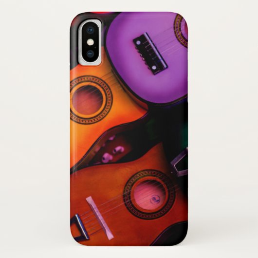 Farbige Gitarren Case-Mate iPhone Hülle (Rückseite)