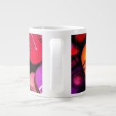 Farbige Gitarren Jumbo-Tasse (Rückseite)
