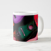 Farbige Gitarren Jumbo-Tasse (Vorderseite Rechts)