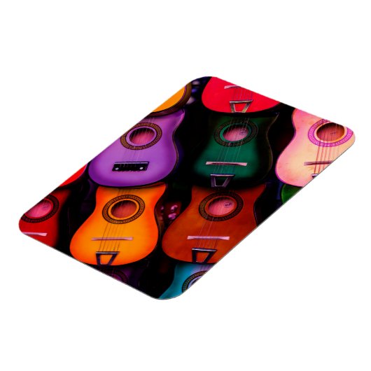 Farbige Gitarren Magnet (Linke Seite)