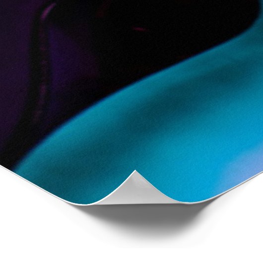 Farbige Gitarren Poster (Ecke)