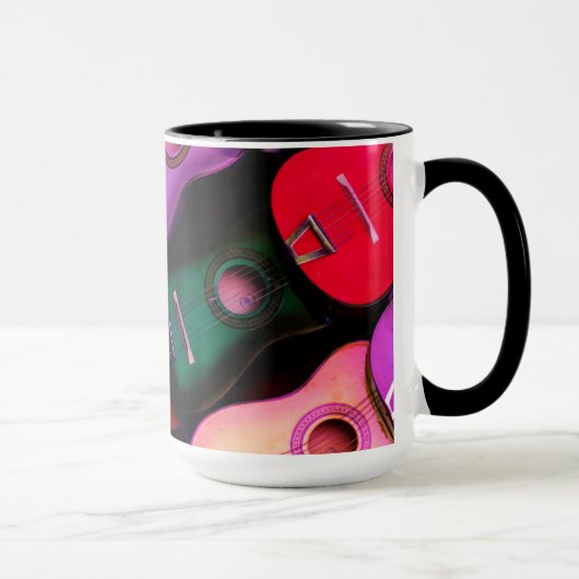 Farbige Gitarren Tasse (Rechts)