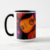 Farbige Gitarren Tasse (Links)