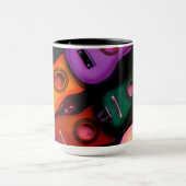 Farbige Gitarren Tasse (Zentrum)