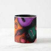 Farbige Gitarren Tasse (Zentrum)