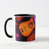 Farbige Gitarren Tasse (Links)