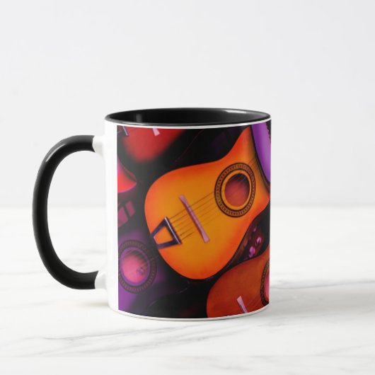 Farbige Gitarren Tasse (Links)