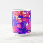 Farbige GitarrenCollage Kaffeetasse (Mittel)