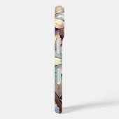 Farbige Glas-iPhone-Hülle Lila Blume Case-Mate iPhone Hülle (Rückseite / Rechts)