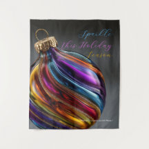Farbige Glas-Schmuck-Ornament Swirl Funkelnde Feie