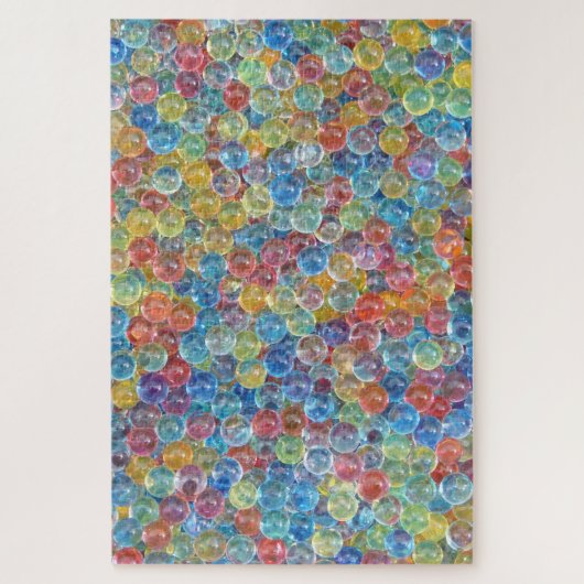 Farbige Glasbälle Murmeln schwierig Puzzle (Vertikal)