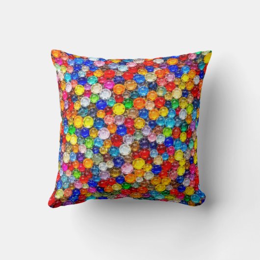 Farbige Glasmarmor Kissen (Rückseite)