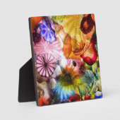 Farbige Glasmuster Fotoplatte (Vorderseite)