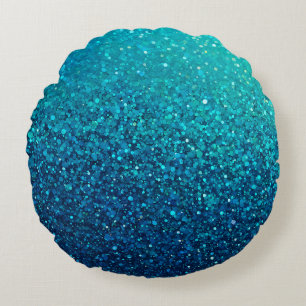 Farbige Glitter-Kunst Runde Wurfkissen Rundes Kissen