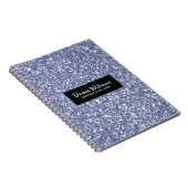Farbige Glitter Moderne Typografie Vorlage Notizblock (Rechte Seite)
