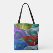 Farbige Glitzer-Masken Tasche (Rückseite)