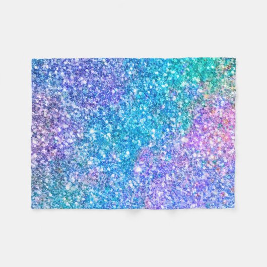 Farbige Glitzer Textur Fleecedecke (Vorderseite (Horizontal))