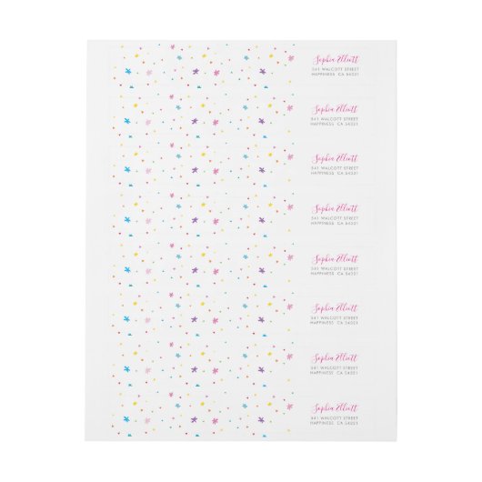 FARBIGE GLITZERN hübsche, helle Regenbogenfarben (Bogen)