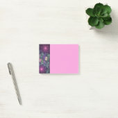 Farbige glitzernde moderne abstrakte Fraktalkunst Post-it Klebezettel (Büro)