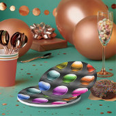 Farbige Glossen-Sphere Icons Abstrakte Balls Pappteller