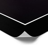 Farbige Glühbirnen - Poster (Ecke)