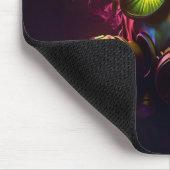 Farbige Glühgasmaske Mousepad (Ecke)