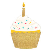 Farbige Gold Geburtstagskarte Schwarz-Weiß-Flachka