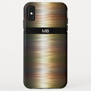 Farbige Goldmetallmonogramm-Art Case-Mate iPhone Hülle
