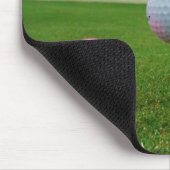 Farbige Golfbälle, Berg-Tee Mousepad (Ecke)