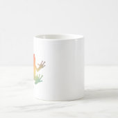 Farbige Gradient Frosch Lover Geschenke Kaffeetasse (Mittel)