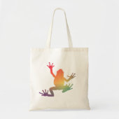 Farbige Gradient Frosch Lover Geschenke Tragetasche (Vorne)