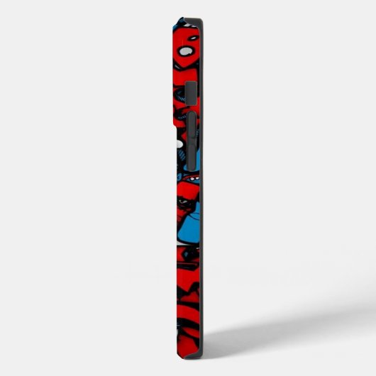 Farbige Graffiti Case-Mate iPhone Hülle (Rückseite / Links)