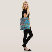 Farbige Graffiti Design Totbeutel Tasche (Am Model)