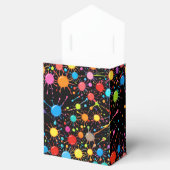 Farbige Graffiti-Style-Farbspritzer-Geschenkbox Geschenkschachtel (Geöffnet)