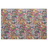 Farbige Graffiti-Wandverkleidung Stoff (Yard (91,4 cm))