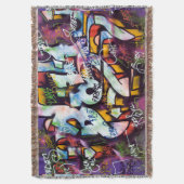 Farbige Graffiti-Wörter Decke (Vorderseite Vertikal)