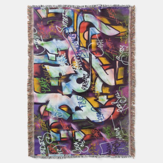 Farbige Graffiti-Wörter Decke (Vorderseite Vertikal)